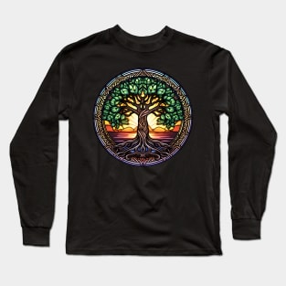 Yggdrasil the World Tree Long Sleeve T-Shirt